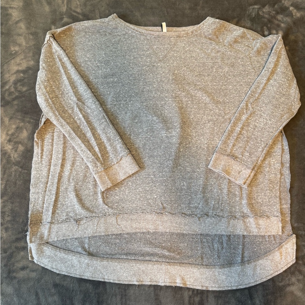 Gray Long Sleeve Sweater